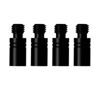 Dart Weights, Set of 4 Brass Dart Accentuators, Adjustable Counterweights, 2BA Thread Compatible, Precision Add-On Tool, Ideal for Professional and Amateur Players, Black