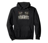 Dartboard Stop Looking at My Boards Funny Darts Felpa con Cappuccio