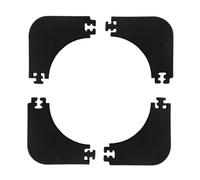 Dartboard Surround, 4 Piece Splicing Inner Round Wall Protector, 45cm Dart Board Backing Guard For Home Basement Garage Break Room Dorm Gym Game Room Safety Dart Protection Use