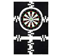 Dartboard-Wandschutz - Dartboard-Schutzring, Spleißbare Dartscheiben-Wandschutz, EVA-Dartscheibenumrandung, Für Mehr Sicherheit | Doppelte Schutzabdeckung Für Dartspitzen Und Wände Dartscheiben