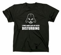 Darth Vader Fun T-Shirt Star Wars Yoda Jedi Funshirt Spruch Lack Of Faith