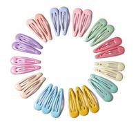 Dartler Fermagli per capelli Tic Tac per bambini, confezione da 15 graziosi accessori per capelli multicolore per ragazze e bambini, antiscivolo, leggere e resistenti, fermagli per capelli alla moda