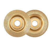 DARTOTEK Disco per Intaglio Legno Set di Ruote per Intaglio per Sagomare il Legno 100MM Strumenti di Sagomatura del Legno Allegati Disco per Smerigliare i Ceppi 2 pezzi