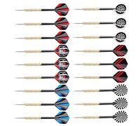 Darts in Acciaio, Voli Freggni Impostano Professionali 18 Pezzi per Sale da Gioco per la Barra