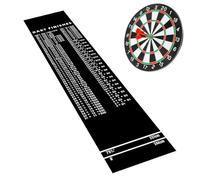Darts Mat | 300x34cm Non-Slip Floor Mat With Standard Throw Distances- Floor Protection Portable With Throw Line | Dart Carpet Mats | For Game Room Recreation Center Sports Club Office Basement Garage