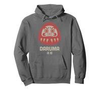 Daruma - Bambola Daruma Giapponese e Buddismo Zen Felpa con Cappuccio