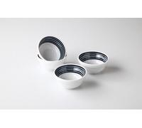 Daruma Piccolo Ciotola Set Di 4, Cosmo Design - Porcellana, Mino Ware, Fatto IN