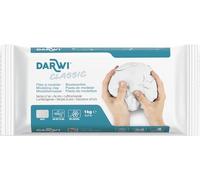 DARWI - Argilla da Modellare, Colore: Bianco, Peso: 1 kg