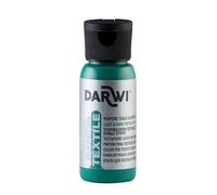 DARWI - DA0100050626C - Un flacone di vernice per tessuti con finitura opaca - Colore verde abete - 50 ml TEXTILE - Tempo libero creativo - Attività manuale - Fai da te