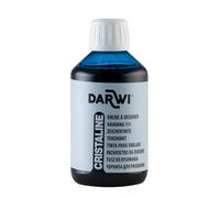 DARWI - DA2300250214C - Un flacone d'inchiostro da disegno trasparente e luminoso - Per bambini- colore azzurro cielo - 250 ML - DARWI CRISTALINE - acquerellabile dopo asciugatura