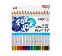 Darwi For You DF2200024K01C - scatola da 24 matite colorate acquerellabili