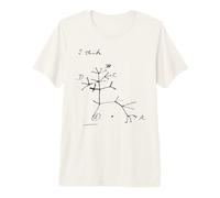 Darwin Albero della Vita Evoluzione Scienza Biologia Nerdy Maglietta Premium