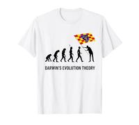 Darwin's Evolution Theory Lecce giallorosso Calcio salento Maglietta