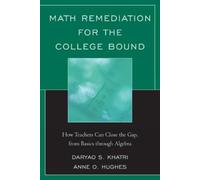 Daryao Khatri Math Remediation for the College Bound (Copertina rigida)