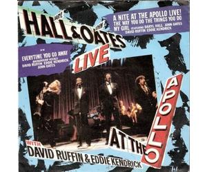Daryl Hall And John Oates Featuring David Ruffin And Eddie Kendrick* - A Nite At The Apollo Live! - Daryl Hall And John Oates Featuring David Ruffin And Eddie Kendrick* 7" 45