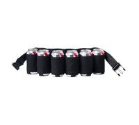 Daryunk 1 portabevande portatile per 6 lattine, regolabile, adatto per campeggio, escursionismo, attività all'aperto, nero, Nero , alla moda