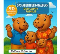 DAS ABENTEUER - MALBUCH DER CAPPY FAMILIE: 90 lustige und einfache Capybara-Illustrationen für Kinder ab 4 Jahren