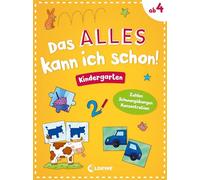 Das alles kann ich schon! - Kindergarten: Zahlen, Schwungübungen, Konzentration - Lernspielblock ab 4 Jahre