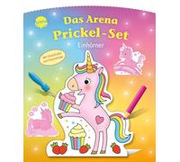 Das Arena Prickel-Set. Einhörner: Mit Filzmatte und Prickelnadel Aufstellfiguren ausstanzen, ideale Vorübung für Kindergartenkinder zum Schneiden, ab 4 Jahren