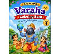 Das Avatar: Varaha Coloring Book: Easy Hindu Devotional Coloring Pages for Kids Ages 4-8