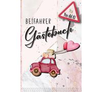 Das Beifahrer-Tagebuch - Der perfekte Begleiter für jede Autofahrt: Ein rosa Gästebuch für Abenteuer, Gespräche und Erinnerungen während jeder Fahrt