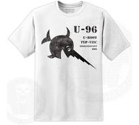 Das Boot T - Camicia U-96 Tedesco U-Boat Film Submarine WW2 Guerra Risata