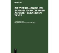 Das Evangelium Mathaeus (Copertina rigida)