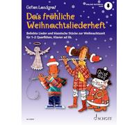 Das fröhliche Weihnachtsliederheft. Spielbuch: Beliebte Lieder und klassische Stücke zur Weihnachtszeit. 1-2 Flöten, Klavier ad libitum