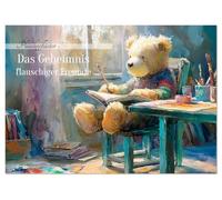 Das geheime Leben flauschiger Freunde (Tischkalender 2026 DIN A5 quer), CALVENDO Monatskalender: Plüschtiere in Aktion