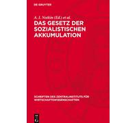Das Gesetz Der Sozialistischen Akkumulation (Copertina rigida)