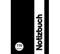 Das größte Notizbuch der Welt - 780 Seiten ohne Linien - Softcover - A4 - lustige Geschenkidee: ohne Linien, mit Seitennummerierung