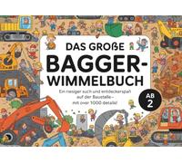 Das große Bagger-Wimmelbuch: ab 2 Jahre: Ein riesiger Such- und Entdeckerspaß auf der Baustelle - mit über 1000 Details!