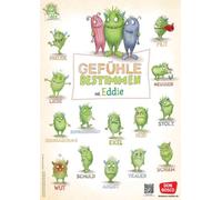 Das große Gefühle-Bestimmungsposter mit Eddie, dem Gefühlemonster: DIN A1-Plakat für Kindergarten und Grundschule. Emotionen wahrnehmen und benennen in Morgenkreis oder Erzählrunde