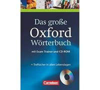 Das Grosse Oxford Worterbuch Book, CD & Trainer Pack - HardBack NUOVO...