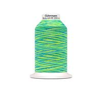 "Das hüpfende Komma Gütermann Bulky-Lock Multicolour No.80 Lime-Blue 1000 m"