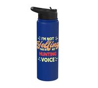 Das ist meine Jagdstimme Funny Hunter Stainless Steel Insulated Water Bottle