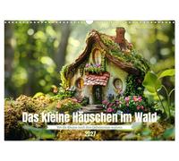 Das kleine Häuschen im Wald (Wandkalender 2027 DIN A3 quer), CALVENDO Monatskale