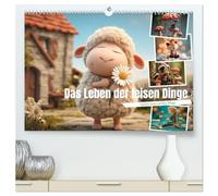 Das Leben der leisen Dinge (hochwertiger Premium Wandkalender 2027 DIN A2 quer), Kunstdruck in Hochglanz: Filzfiguren, Miniaturen