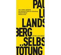 Das moralische Problem der Selbsttötung: Meditatio mortis: 978