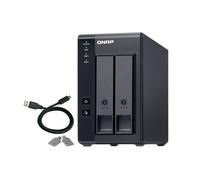 QNAP TR-002 contenitore di unità di archiviazione Box esterno HDD/SSD Nero 2.5/3.5"
