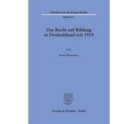 Das Recht auf Bildung in Deutschland seit 1919: 237
