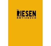 Das Riesen Notizbuch: XXL - Einfaches / Klassisches Liniertes Notizbuch - Gelb