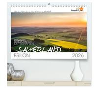Das Sauerland bei Brilon aus der Vogelperspektive (hochwertiger Premium Wandkalender 2026 DIN A2 quer), Kunstdruck in Hochglanz: Wir sind wieder für Sie in den Himmel gestartet!