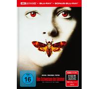 Das Schweigen der Lämmer - Limitiertes Mediabook - Cover A (4K Ultra HD+Blu-ray+Bonus-Blu-ray)