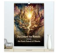 Das Schwert des Himmels - Der Kalender (hochwertiger Premium Wandkalender 2026 DIN A2 hoch), Kunstdruck in Hochglanz: Eine Xianxia Fantasie in 12 Monaten