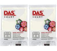 Das Smart Pasta Modellabile Termoindurente 57 g Bianco Opale (Confezione da 2)