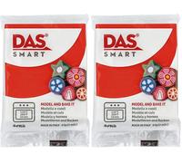 Das Smart Pasta Modellabile Termoindurente 57 g Rosso Carminio (Confezione da 2)