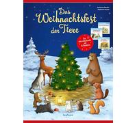 Das Weihnachtsfest der Tiere: Ein Adventskalender mit 24 Büchlein