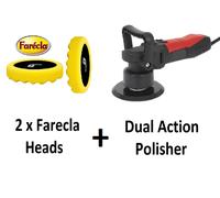 DAS6 Lucidatrice 240v Con 2 Cuscinetti Testa Mopp Farecla G Gialli Waffle