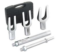 DASBET Set di 5 strumenti per separatori di giunti sferici, forche sottaceti, strumento di rimozione del tirante resistente per auto e camion leggeri, per rimozione di giunti sferici per la rimozione